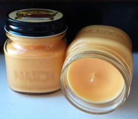 Southern Summer 8 Ounce Square Mason Jar Soy Blend Candle
