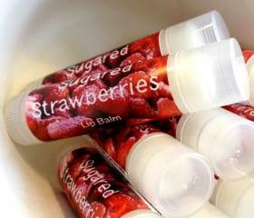 SUGARED STRAWBERRIES Lip Balm Tube .15